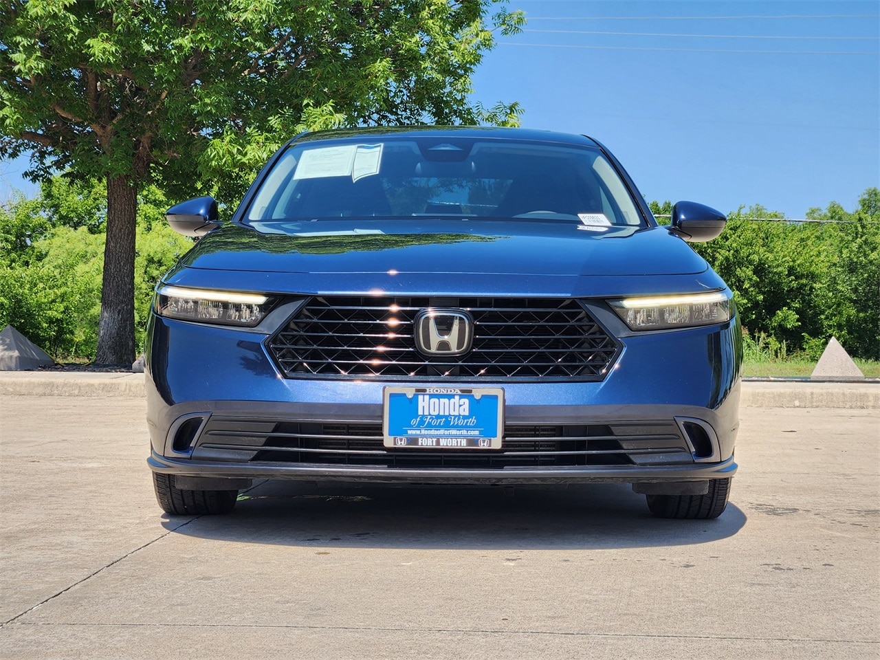 Certified 2023 Honda Accord EX with VIN 1HGCY1F35PA009831 for sale in Fort Worth, TX