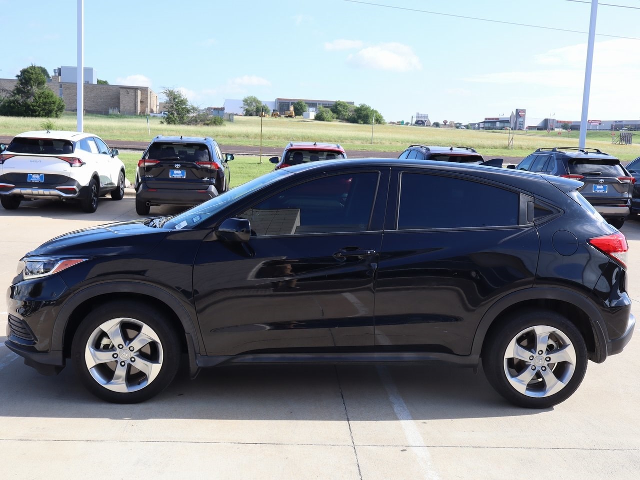 Certified 2021 Honda HR-V LX with VIN 3CZRU5H35MM710872 for sale in Fort Worth, TX