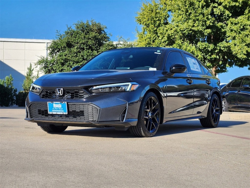 New 2025 Honda Civic Sport For Sale in Fort Worth TX H5005533 Fort
