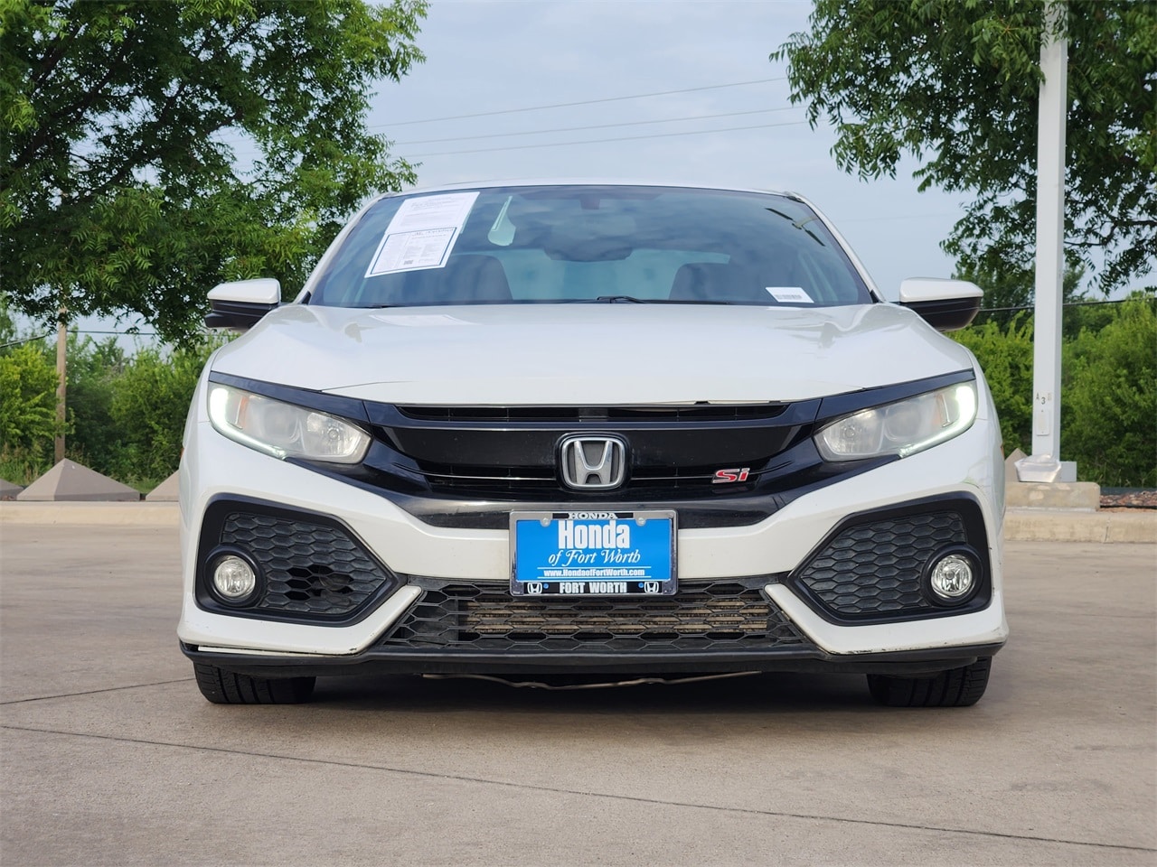 Certified 2019 Honda Civic Si with VIN 2HGFC3A59KH755452 for sale in Fort Worth, TX