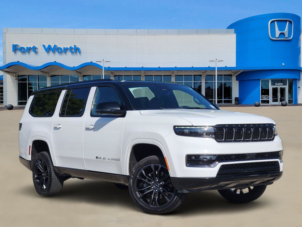 Bright White 2024 Jeep Grand Wagoneer L SUV / Crossover Four-Wheel Drive 8-Speed Automatic