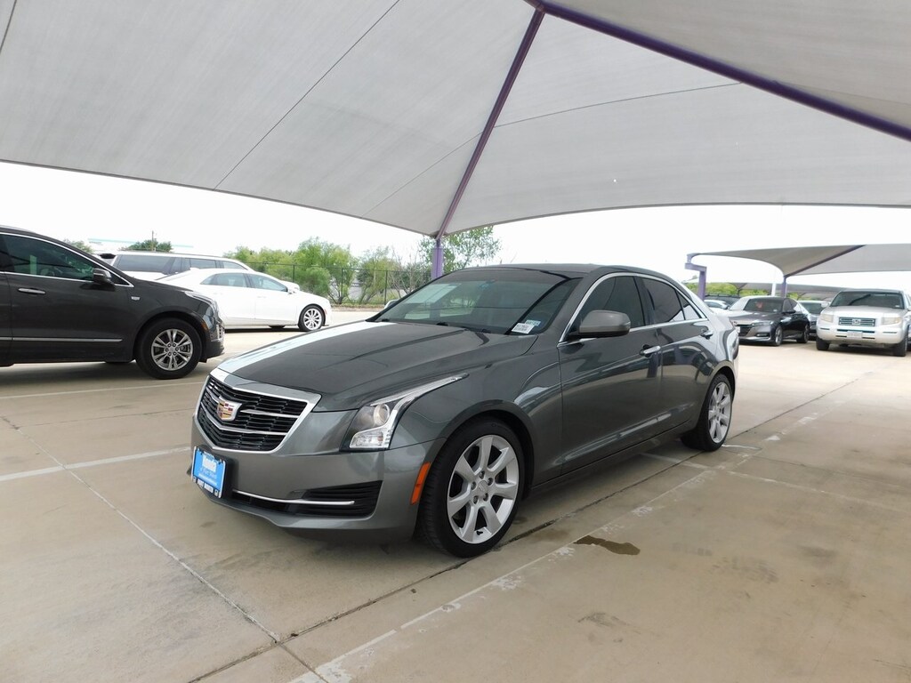 Used Gray 2016 CADILLAC ATS 2.0L Turbo For Sale in Fort Worth TX HU176630 Fort Worth Used