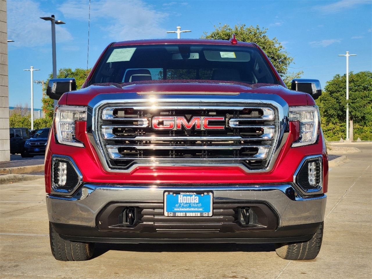 Used 2020 GMC Sierra 1500 SLT with VIN 3GTU9DED2LG112986 for sale in Fort Worth, TX