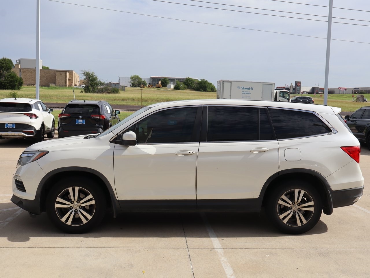 Certified 2017 Honda Pilot EX-L with VIN 5FNYF5H52HB036042 for sale in Fort Worth, TX
