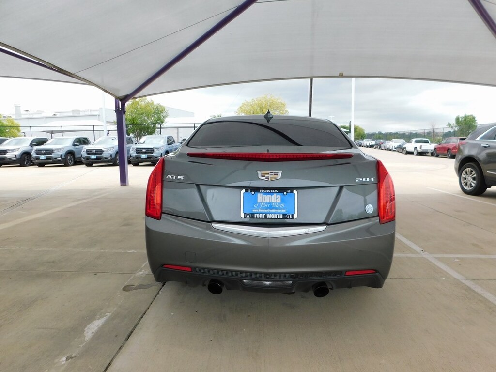 Used Gray 2016 CADILLAC ATS 2.0L Turbo For Sale in Fort Worth TX HU176630 Fort Worth Used