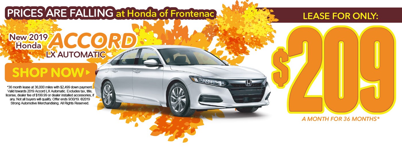 New & Used Honda Dealer at Honda of Frontenac