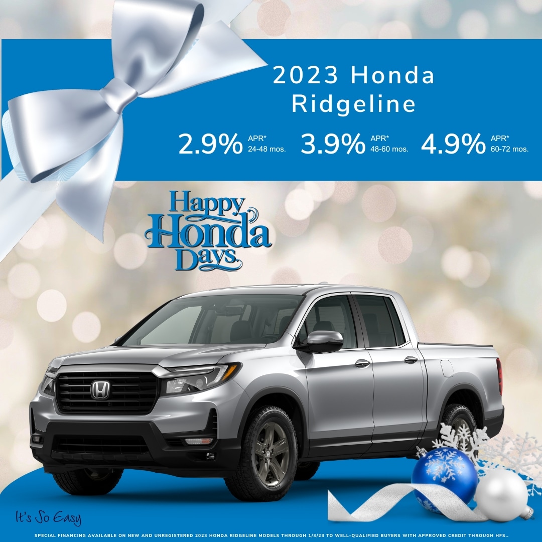 honda ridgeline specials