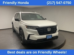New 2025 Honda Pilot Black Edition SUV 251044 for Sale near Chatham, IL, at Honda of Illinois