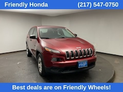 Used 2015 Jeep Cherokee Sport 4x4 SUV 15229A for Sale in Springfield, IL, at Honda of Illinois