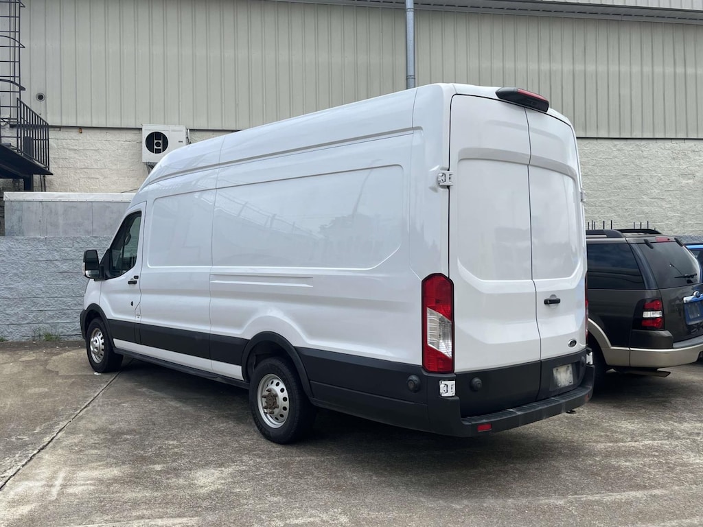 Used 2023 Ford Transit Cargo Van T-350 148 EL Hi Rf 9950 GVWR AWD Full-size Cargo Van