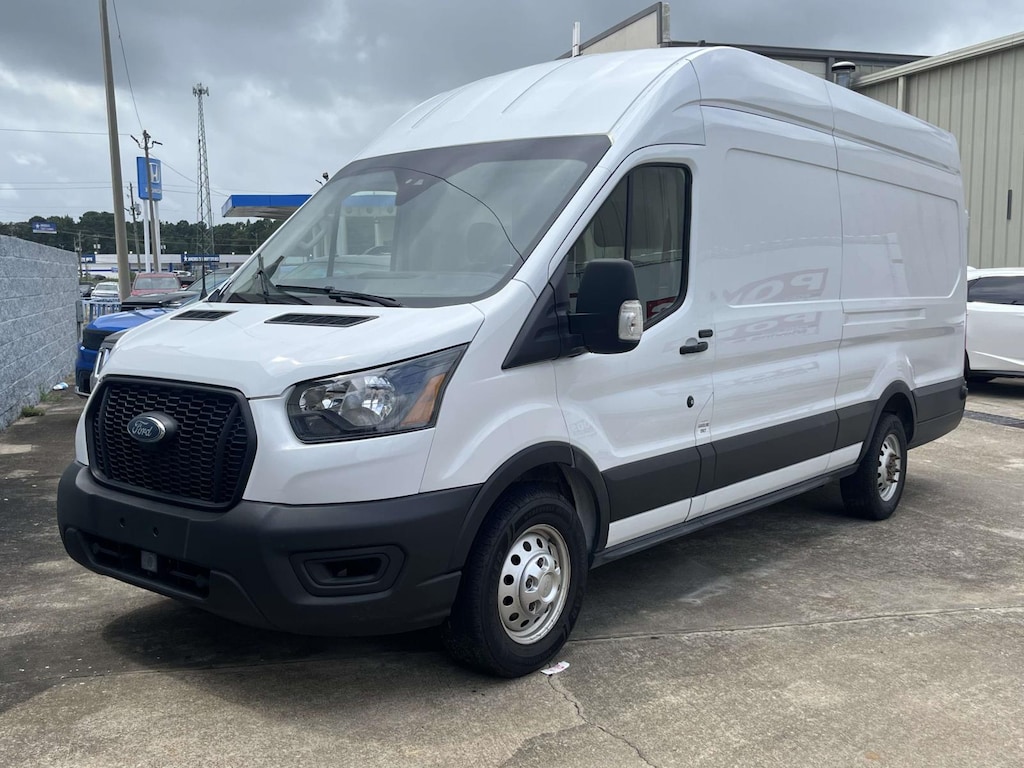 Used 2023 Ford Transit Cargo Van T-350 148 EL Hi Rf 9950 GVWR AWD Full-size Cargo Van
