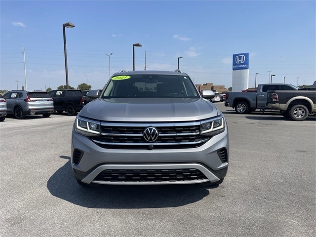 Used 2021 Volkswagen Atlas SEL Premium with VIN 1V2TR2CA4MC595862 for sale in Jonesboro, AR