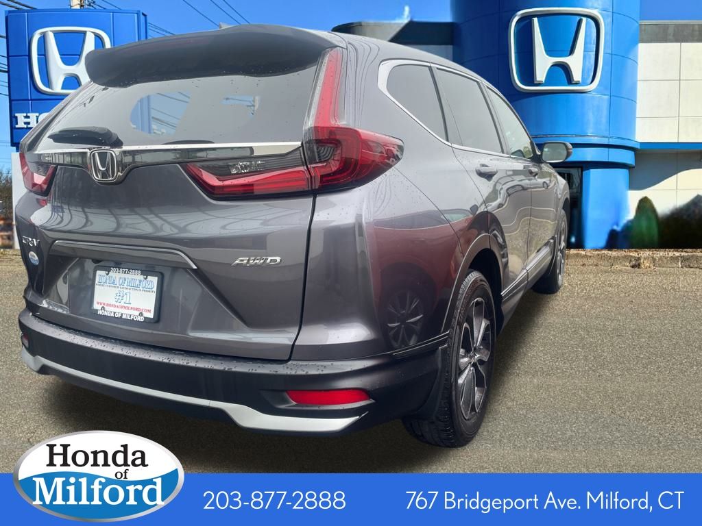 Used 2022 Honda CR-V EX-L with VIN 2HKRW2H81NH671487 for sale in Milford, CT