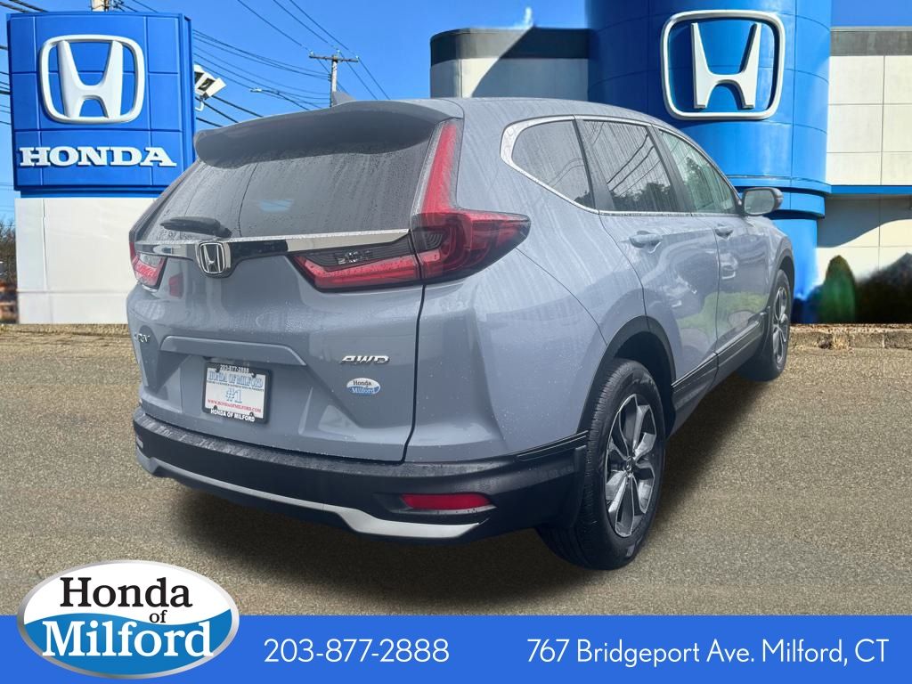Used 2022 Honda CR-V EX with VIN 2HKRW2H52NH660939 for sale in Milford, CT