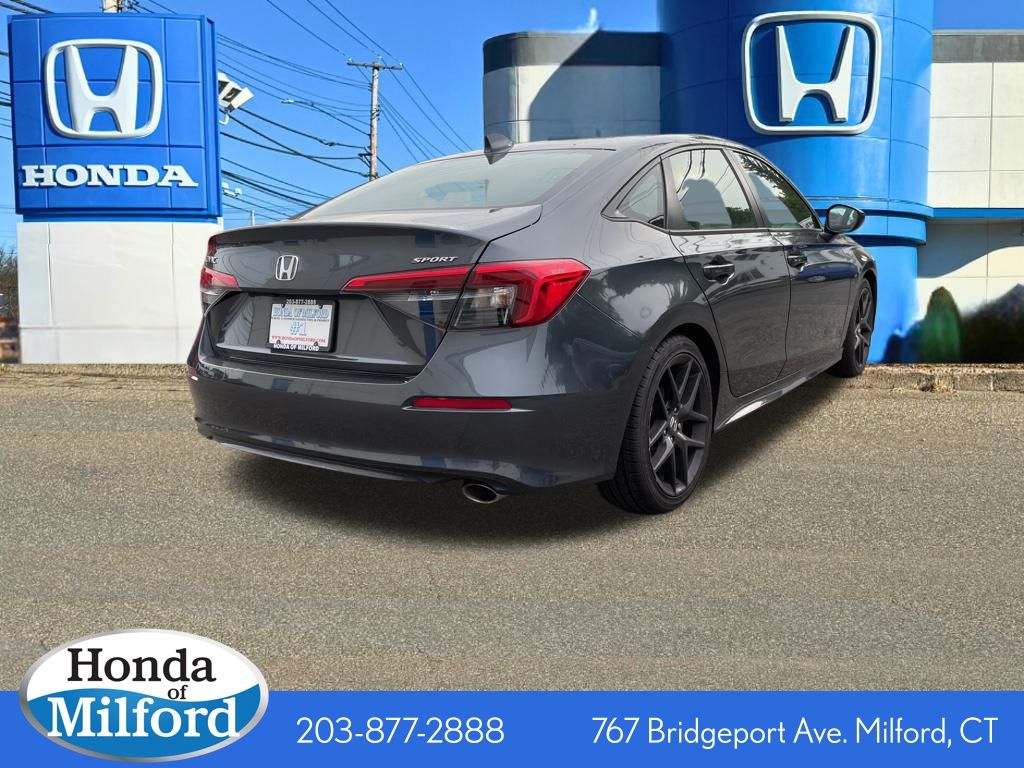Used 2022 Honda Civic Sport with VIN 2HGFE2F52NH575991 for sale in Milford, CT