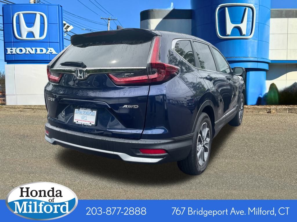 Used 2022 Honda CR-V EX with VIN 2HKRW2H56NH618225 for sale in Milford, CT