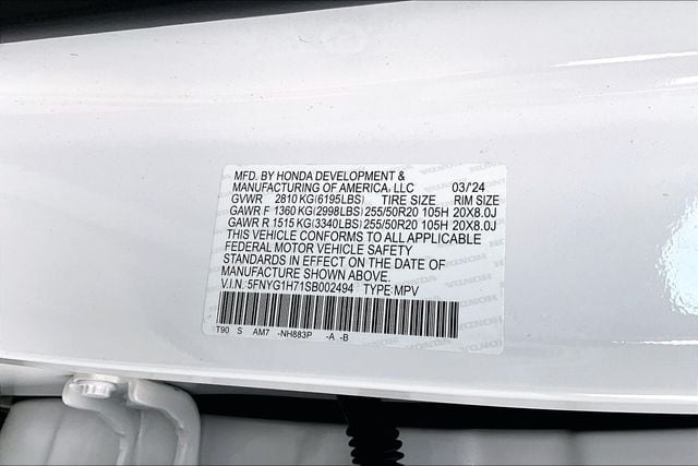 2025 Honda Pilot Touring - Photo 19