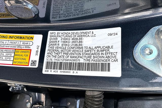 2024 Honda Accord Hybrid Touring - Photo 19