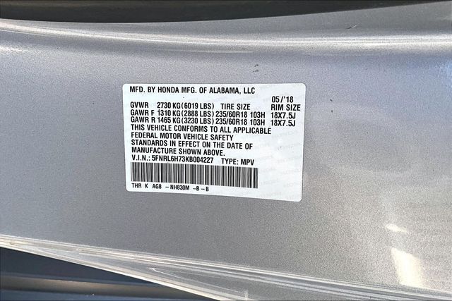 2019 Honda Odyssey EX-L - Photo 18