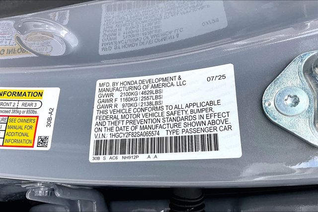 2025 Honda Accord Hybrid Touring - Photo 19
