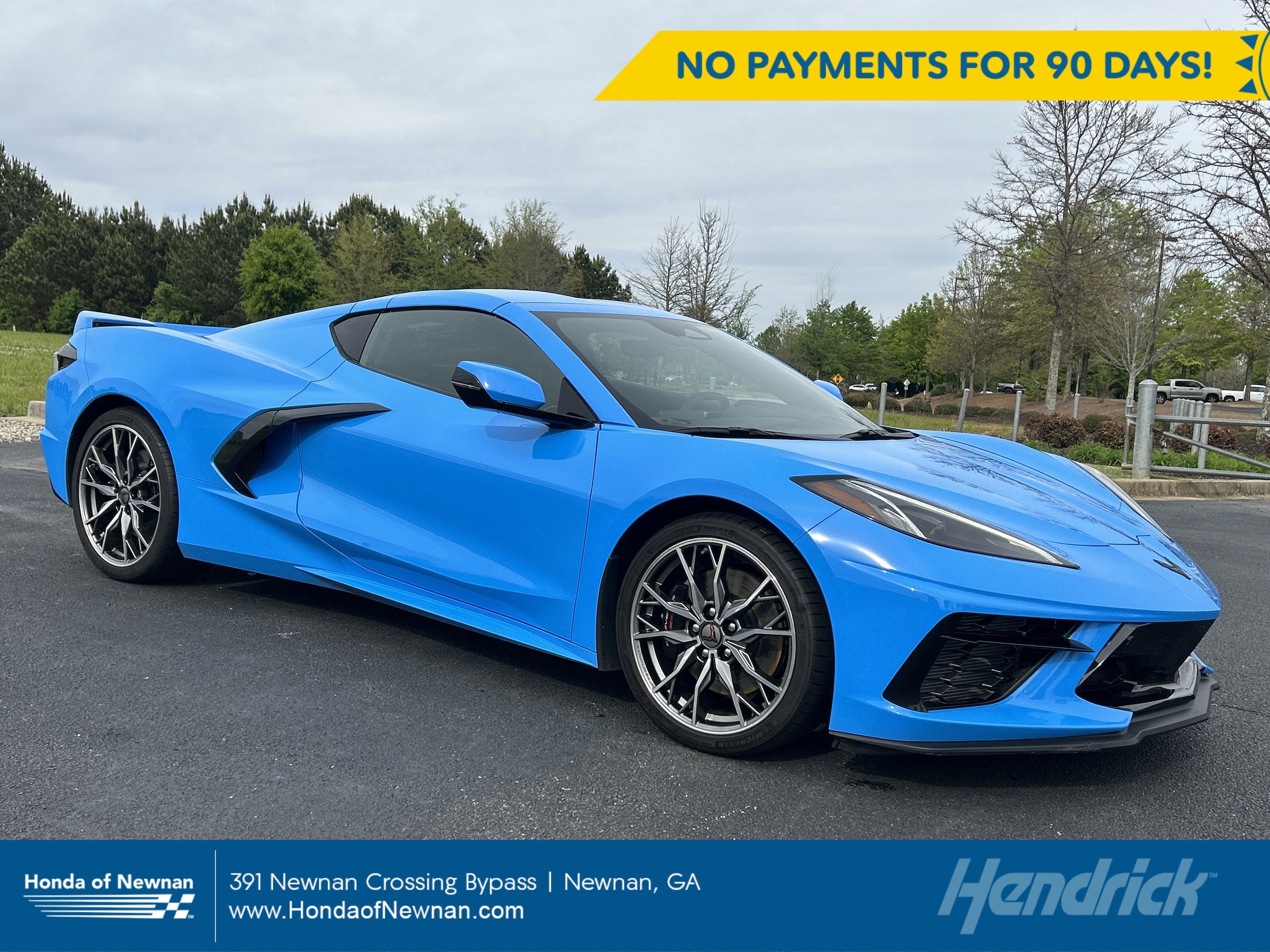 コロナ　ニューブルーバナー Used 2024 Chevrolet Corvette Stingray For Sale in Newnan, GA VIN