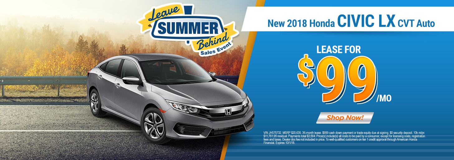 New Honda Specials