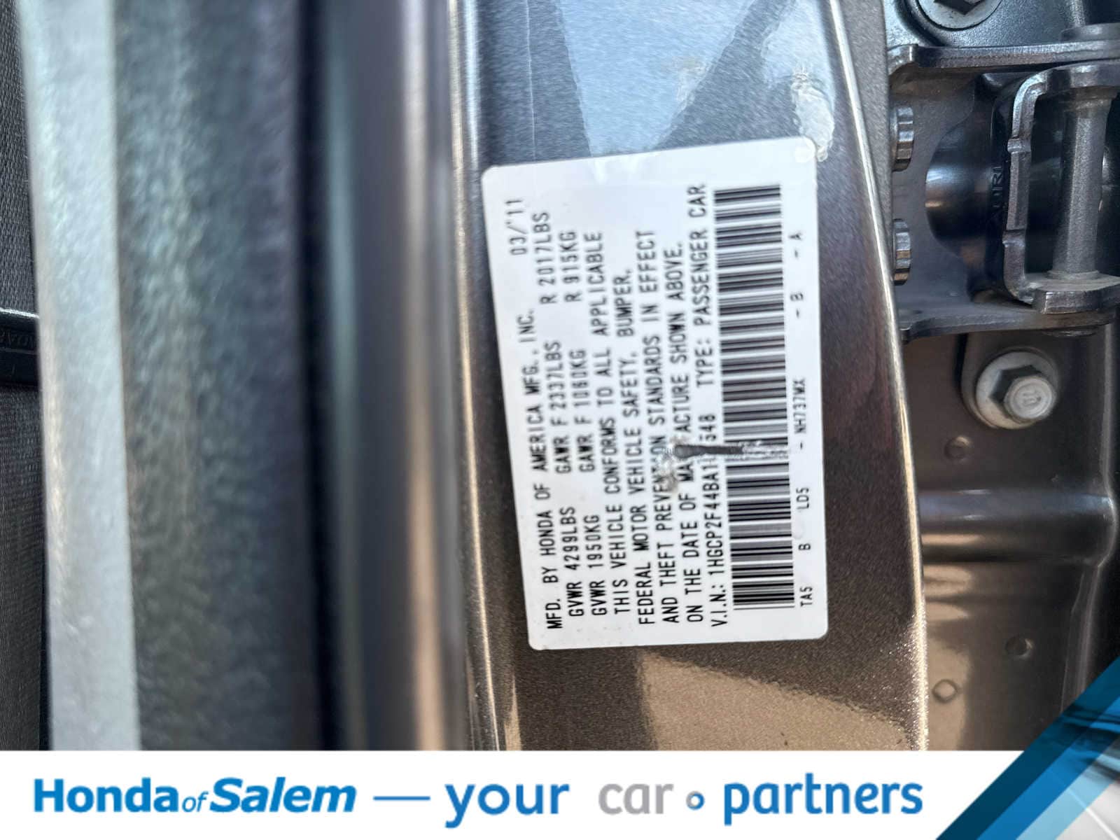 2011 Honda Accord LX-P 23