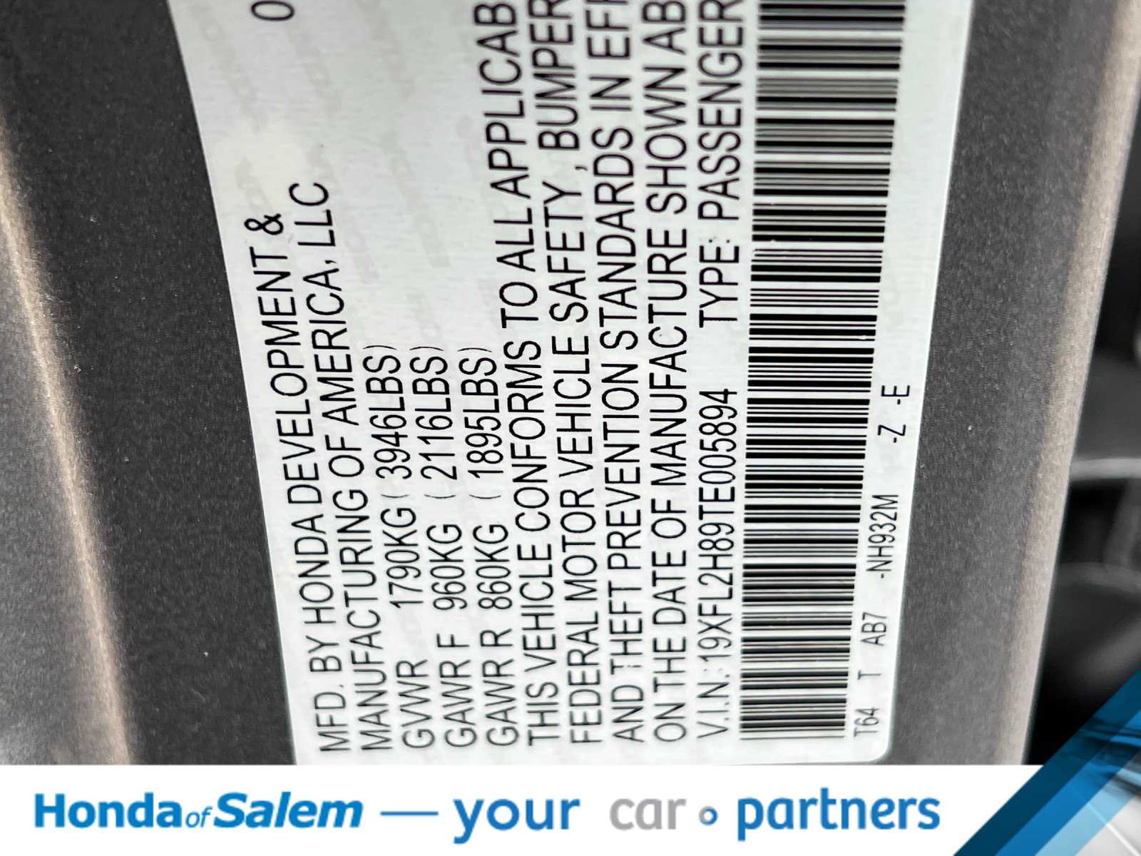 Thumbnail: 2026 Honda Civic - 26