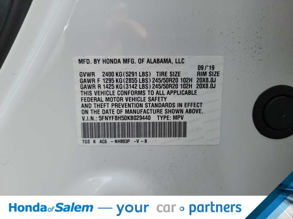 Thumbnail: 2019 Honda Passport - 21
