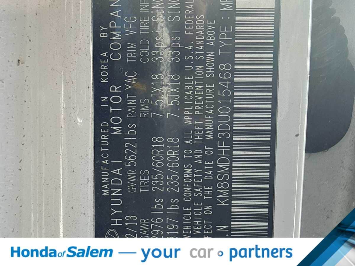 Thumbnail: 2013 Hyundai Santa Fe - 20