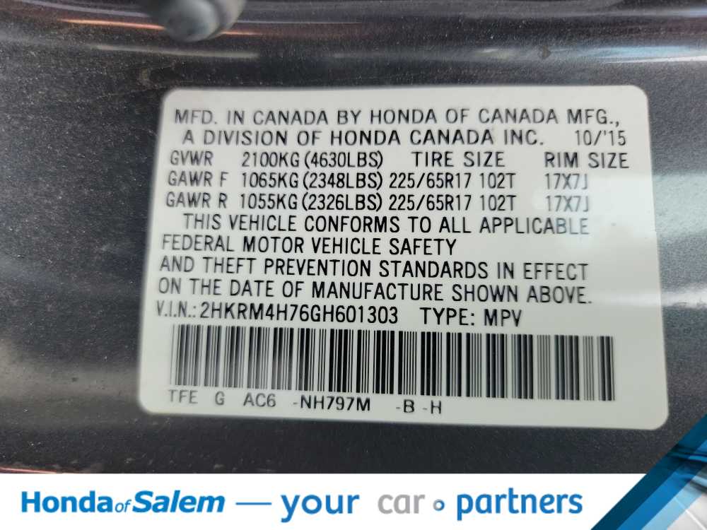 Thumbnail: 2016 Honda CR-V - 21