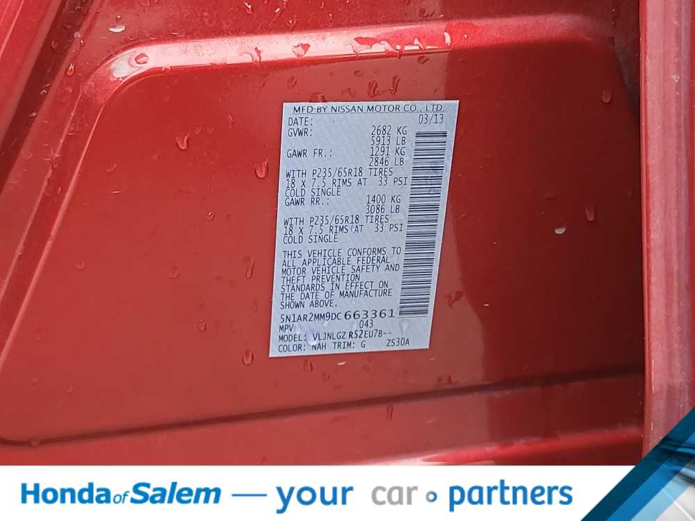 Thumbnail: 2013 Nissan Pathfinder - 21
