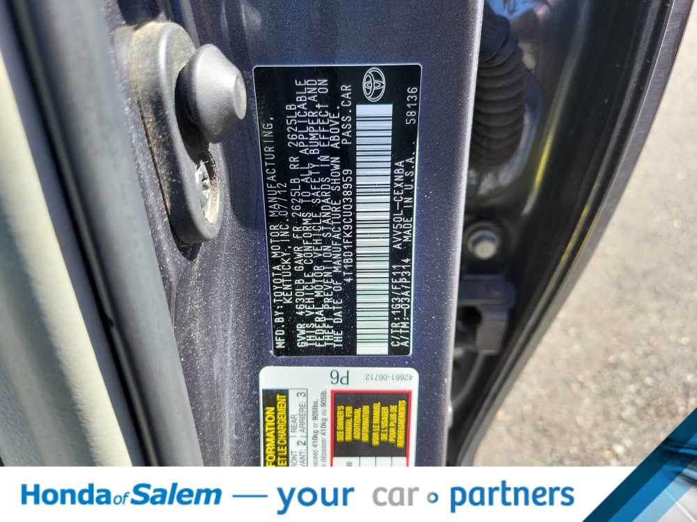 Thumbnail: 2012 Toyota Camry - 21