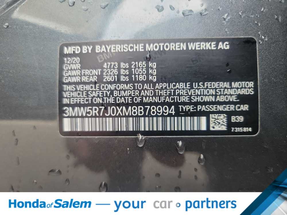 2021 BMW 3 Series 330i xDrive 21