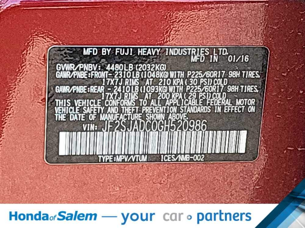 2016 Subaru Forester Premium 21