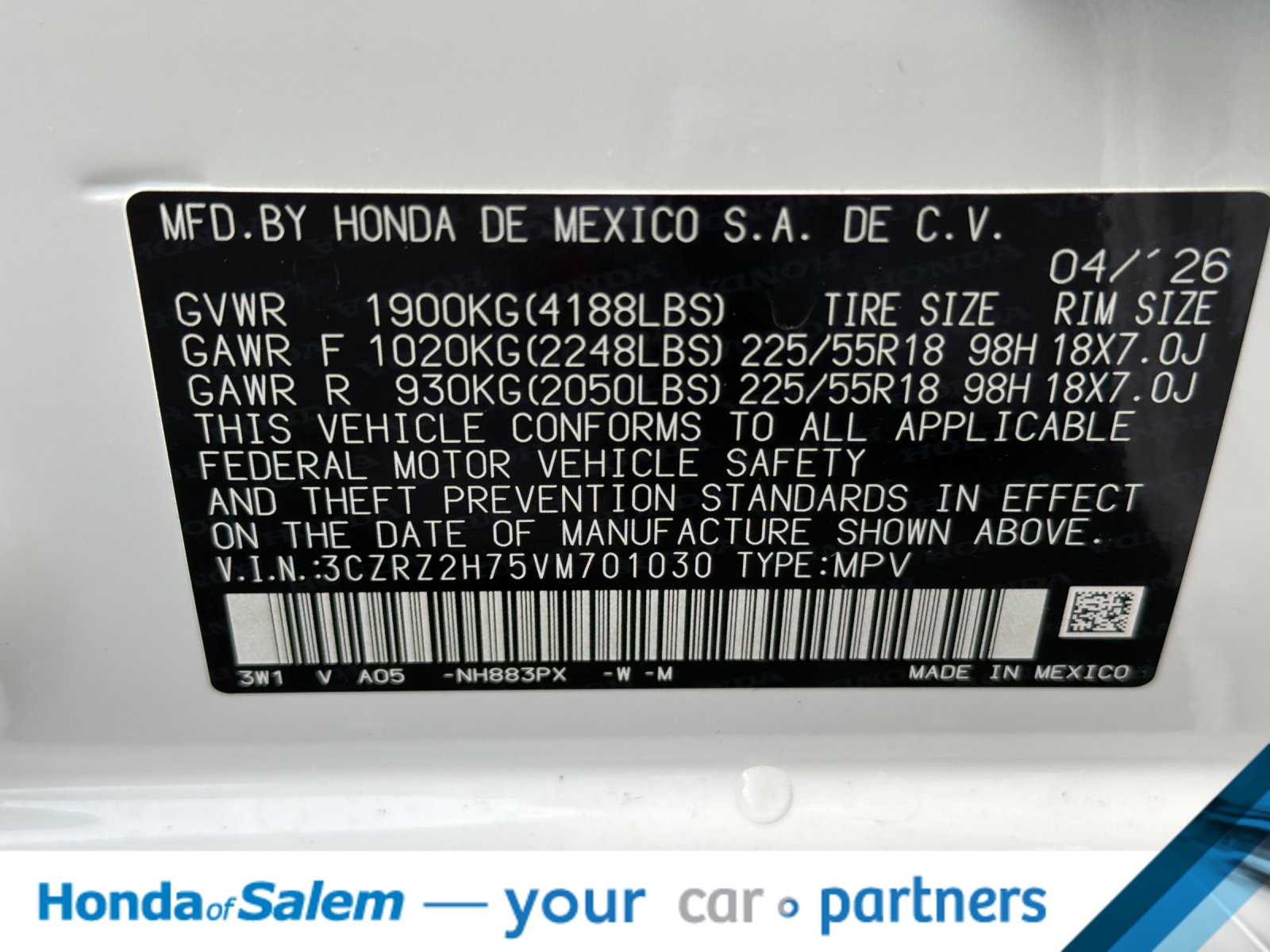 Thumbnail: 2027 Honda HR-V - 27