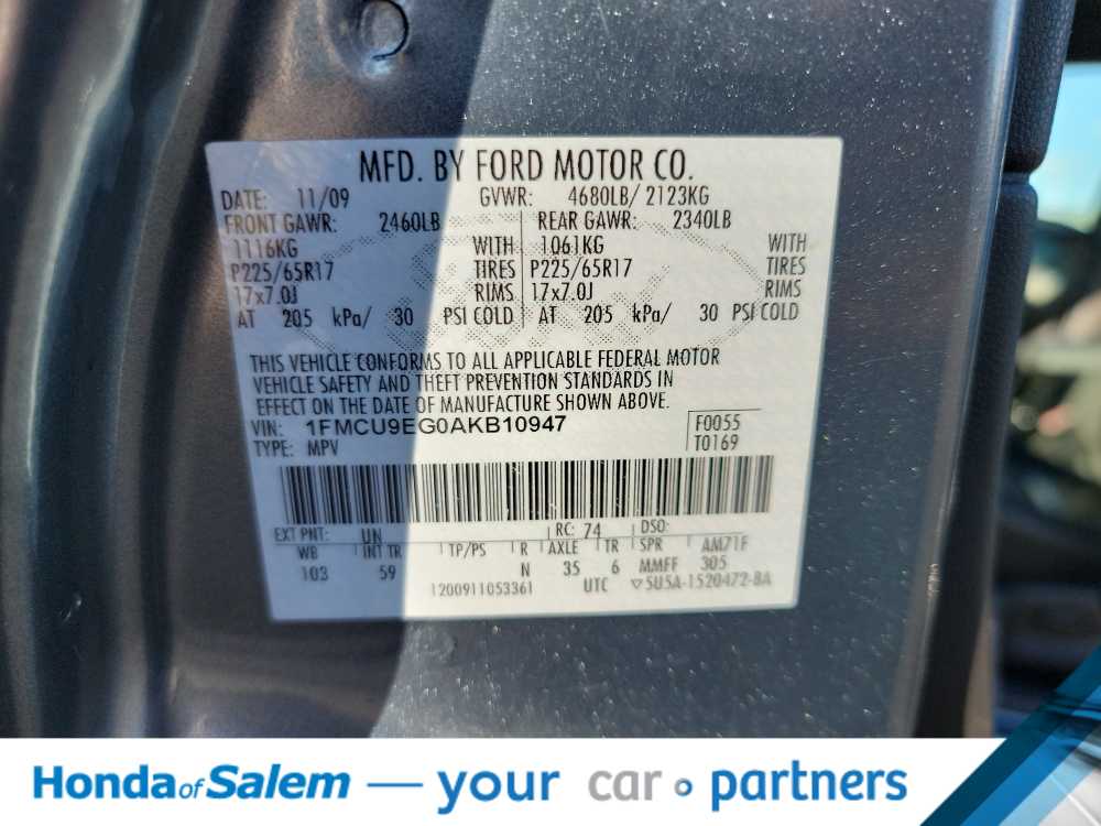 Thumbnail: 2010 Ford Escape - 21