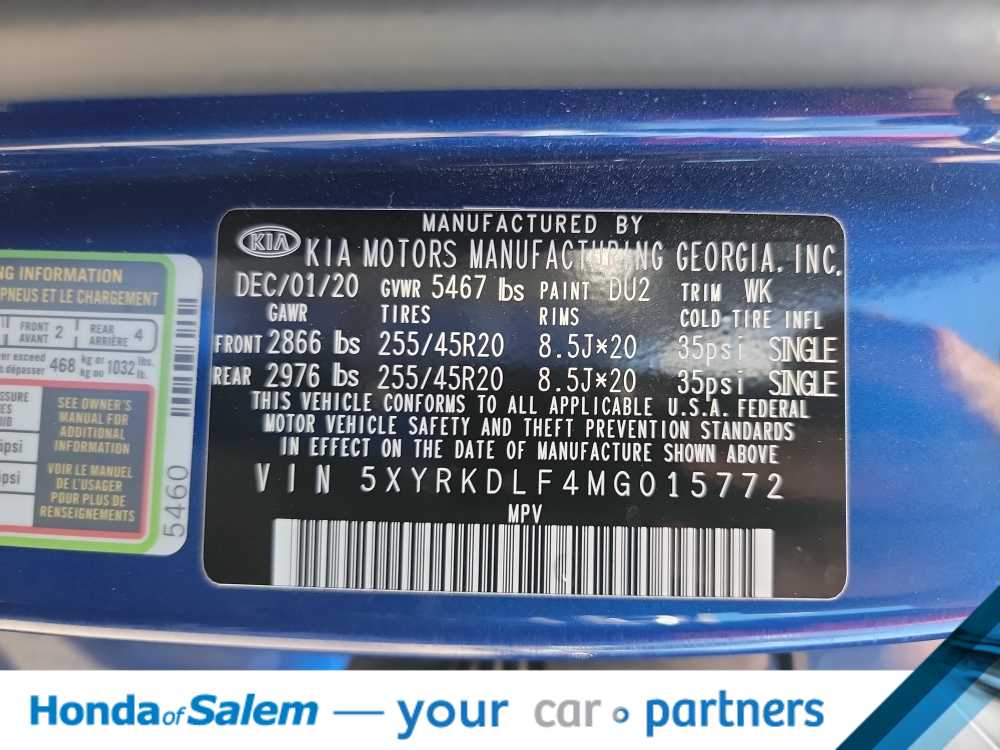 Thumbnail: 2021 Kia Sorento - 21