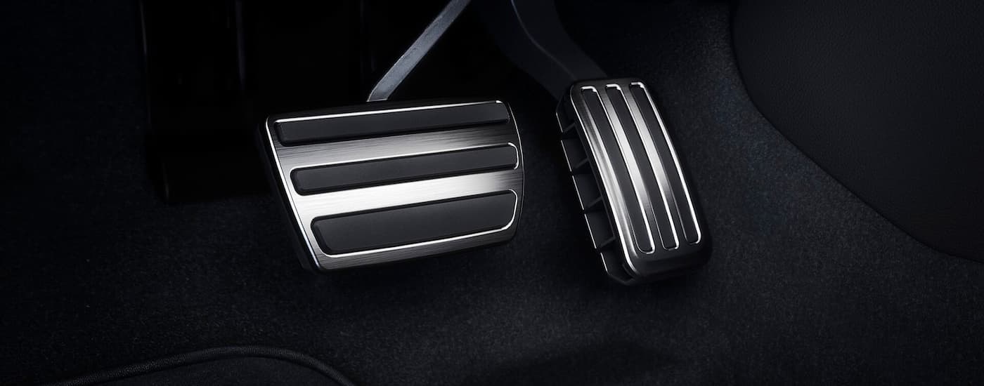 Brake and gas pedals in a 2026 Honda Civic for sale near me