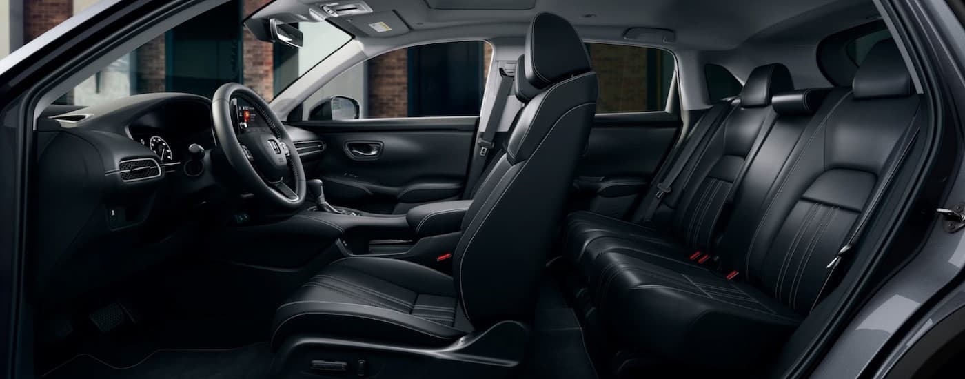 Black interior in a 2026 Honda HR-V.