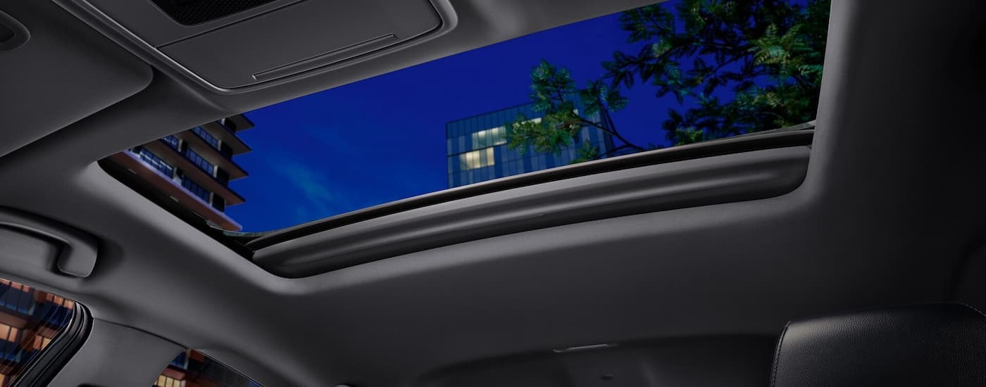 Open sunroof of a 2025 Honda Accord