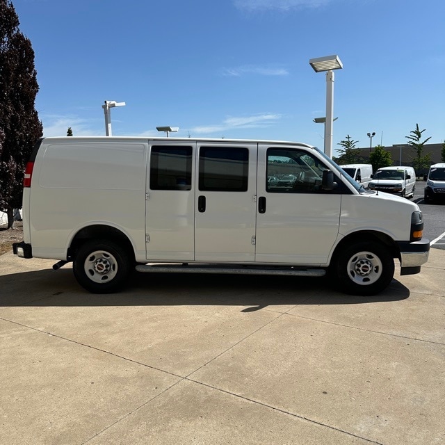Used 2023 GMC Savana Cargo Work Van with VIN 1GTW7AFP2P1181929 for sale in Southgate, MI