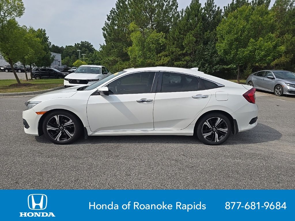 Used 2017 Honda Civic Touring with VIN 19XFC1F94HE023202 for sale in Roanoke Rapids, NC