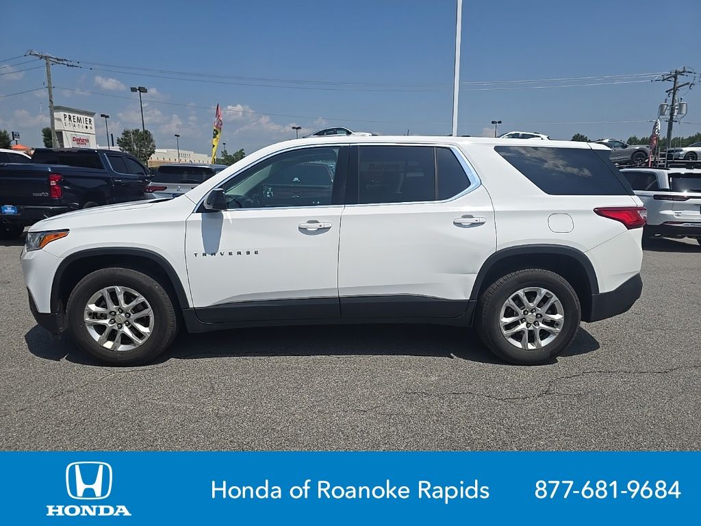 Used 2018 Chevrolet Traverse LS with VIN 1GNERFKW4JJ265863 for sale in Roanoke Rapids, NC