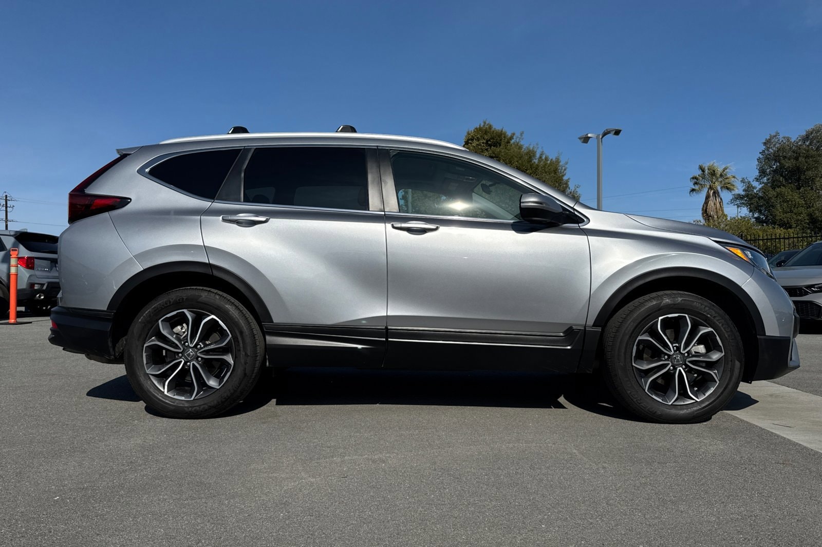 Used 2022 Honda CR-V EX with VIN 2HKRW2H52NH623941 for sale in San Carlos, CA