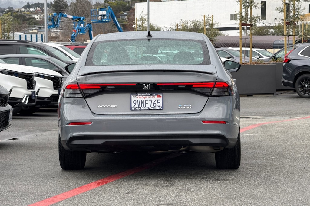 Certified 2025 Honda Accord Hybrid Sport Sedan