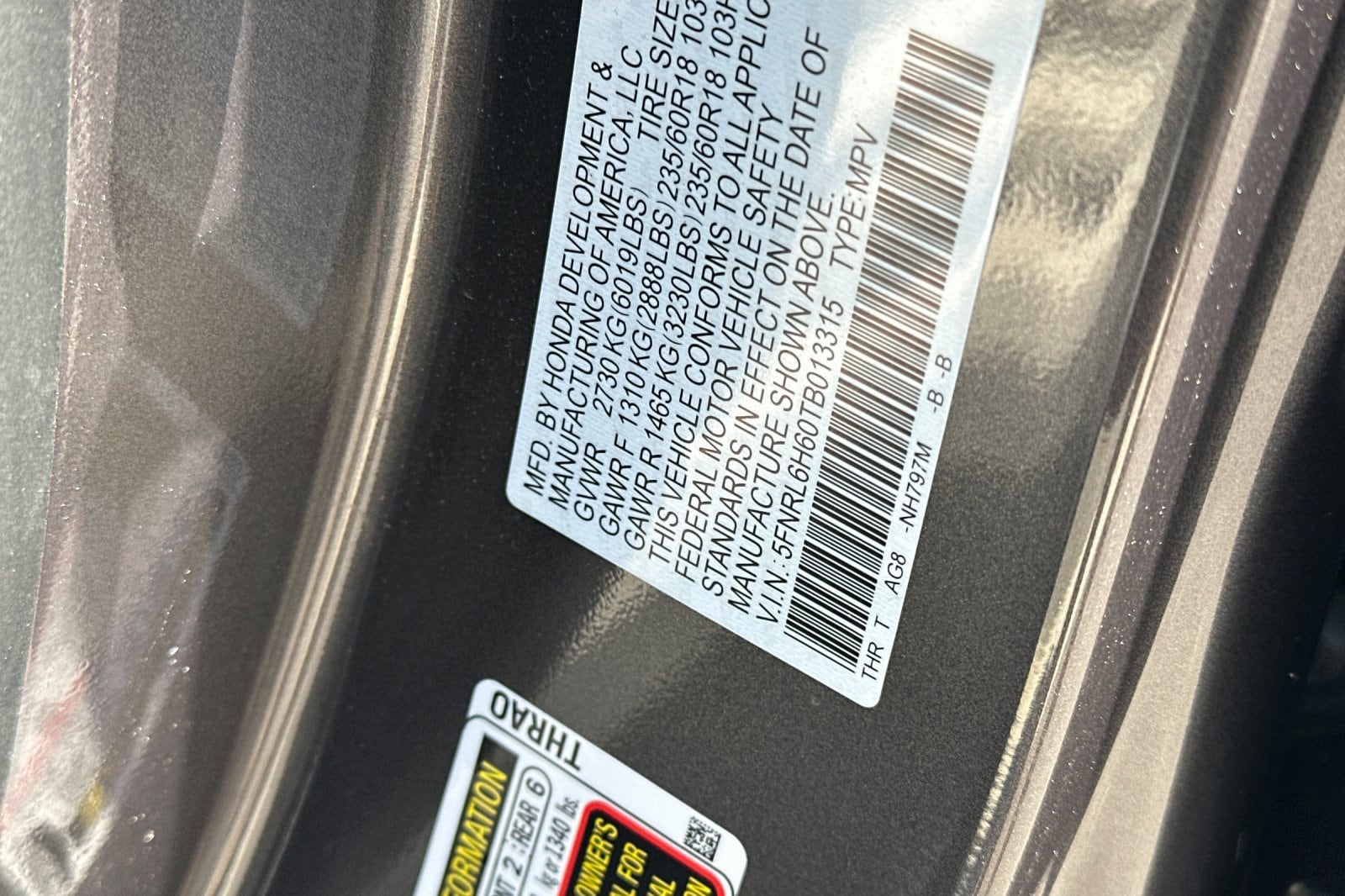 2026 Honda Odyssey EX-L - Photo 35