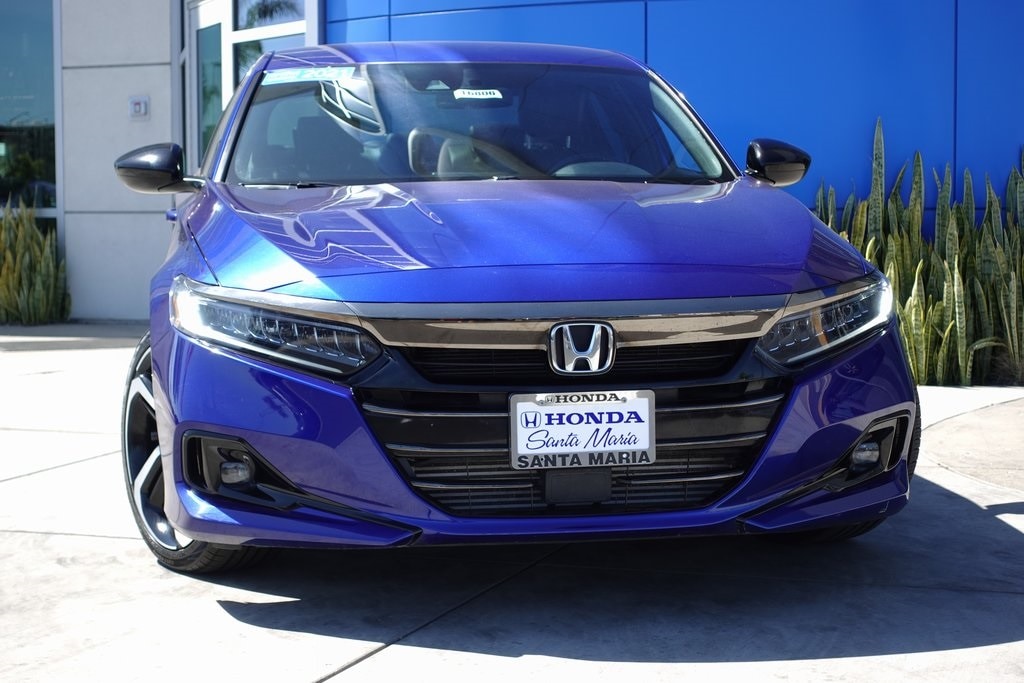 Certified 2021 Honda Accord Sport with VIN 1HGCV1F3XMA087641 for sale in Santa Maria, CA