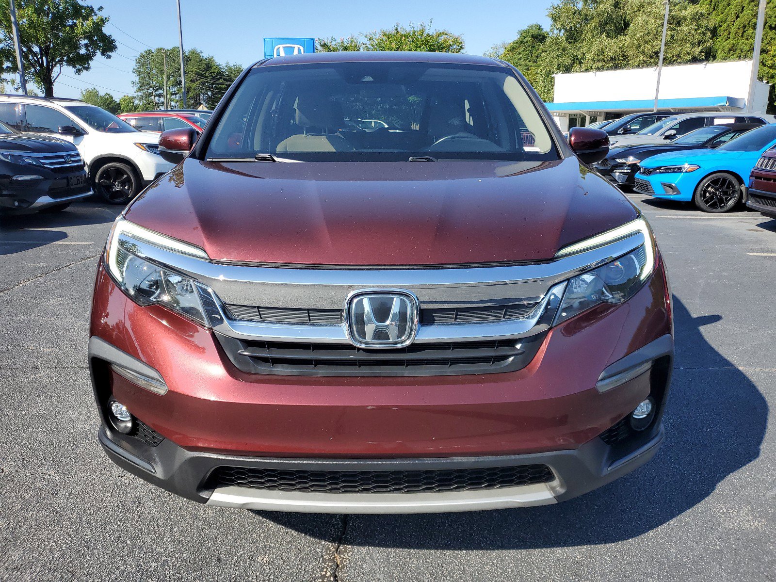 Used 2021 Honda Pilot EX with VIN 5FNYF5H36MB034643 for sale in Morrow, GA