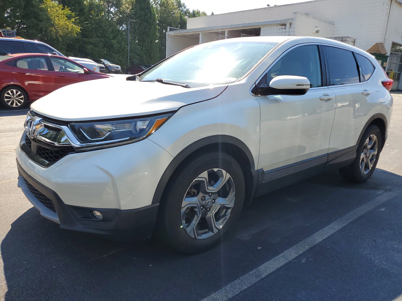 Used 2018 Honda CR-V EX with VIN 2HKRW1H51JH504105 for sale in Morrow, GA